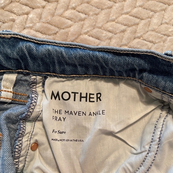 MOTHER Denim Mavin Ankle Fray Jeans - Picture 3 of 6